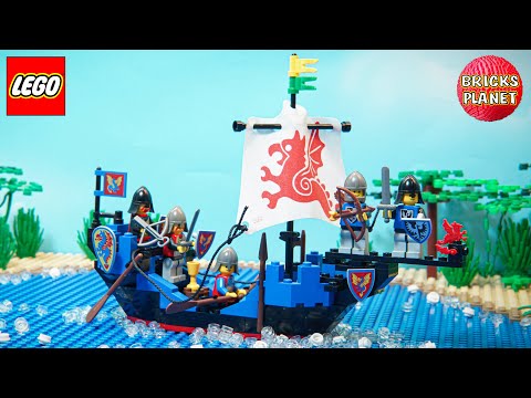 LEGO Castle 6057 Sea Serpent | Stop Motion Review