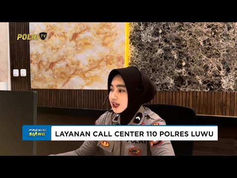 POLRES LUWU HADIRKAN LAYANAN CALL CENTER 110 POLRI YANG CEPAT, RESPONSIF DAN SIAGA 24 JAM