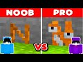 NOOB vs PRO: TINY Alphabet Lore Build Challenge in Minecraft!