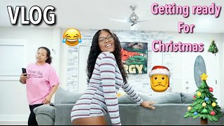 VLOG: getting ready for Crihmuh 🎄| Miya Sadé