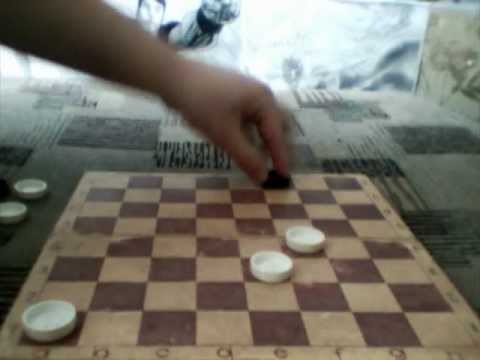 Видео урок по шашкам. Треугольник Петрова.