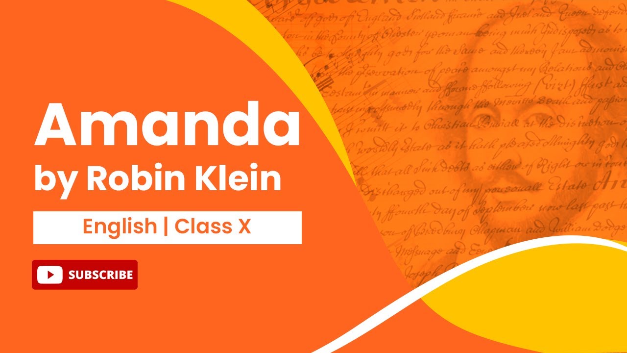 Amanda by Robin Klein | English | Class 10