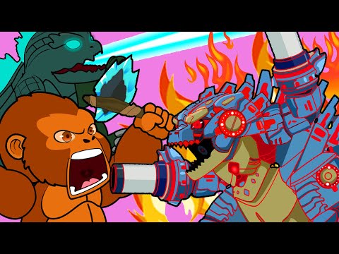 Baby Godzilla, Kong vs. Mecha Godzilla – Animation 1