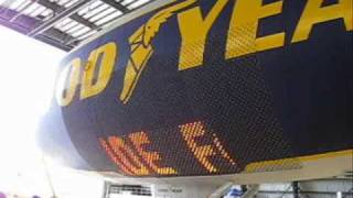 preview picture of video 'Goodyear Blimp up close and in the hanger - Pompano Beach, FL'
