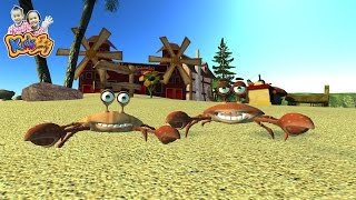 จับปูดำ ขยำปูนา เพลงสำหรับเด็ก จังหวะสนุกๆ ในรูปแบบการ์ตูน น่ารักๆ