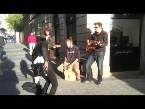 Letrourou Trio - busking in Luxembourg