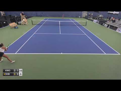 LOUISE KWONG V MARIYA DOBREVA - W25 FREDERICTON (last points)