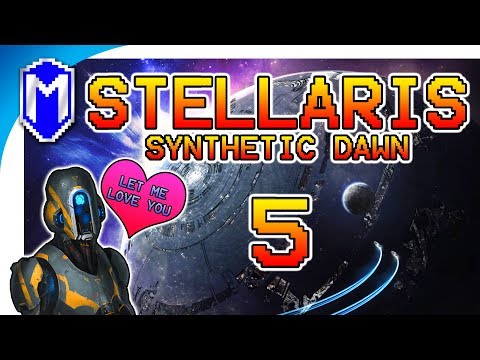 Colonizing More Planets And Upgrading - Let's Play Stellaris Synthetic Dawn Gameplay Ep 5