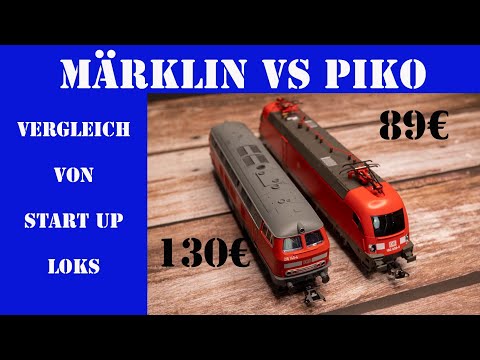 Vergleich von zwei Start Up Lokomotiven