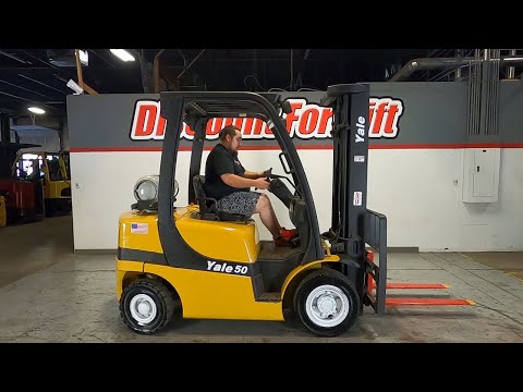 YALE GLP050VX 5,000lb LP (Propane) #986H - Forklift For Sale