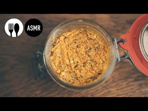 Homemade Spread: Feta Cheese with Hot Horseradish and Dill [ASMR]