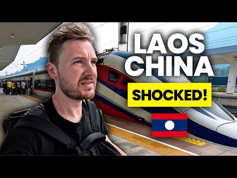 The LAOS CHINA High Speed Train is INSANE 🇱🇦  First Class (Vientiane to Luang Prabang)