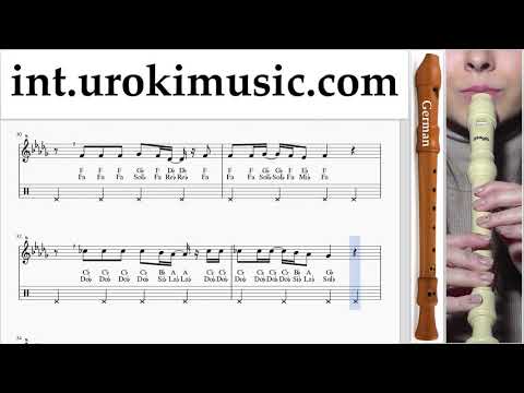 Recorder lessons (G.) Avril Lavigne Nicki Minaj - Dumb Blonde Sheet Music Tutorial um-a-n352