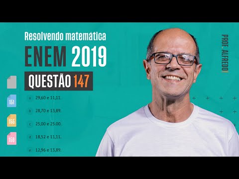 ✅ MATEMÁTICA ENEM 2019: Questão 147 (RESOLVIDA)