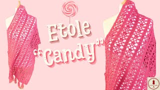 💟🍬🍥ETOLE CROCHET "CANDY" -DIY tuto détaillé
