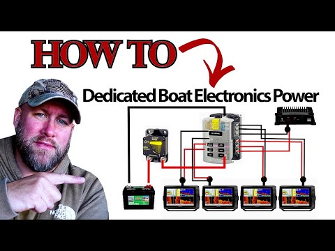 Simple Dedicated Boat Electronics Power with Garmin LiveScope & Echomap 106 Ultra