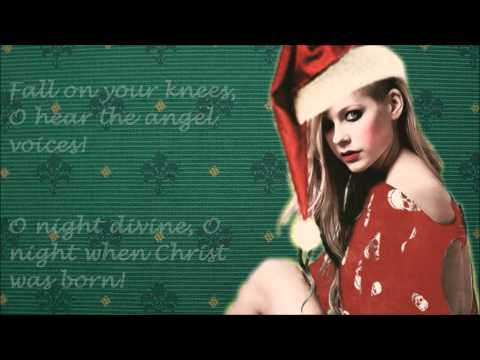 Avril Lavigne - Oh Holy Night - Lyrics - FULL HD - Christmas Style ☃