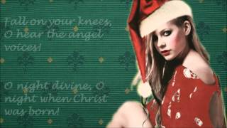 Avril Lavigne - Oh Holy Night - Lyrics - FULL HD - Christmas Style ☃