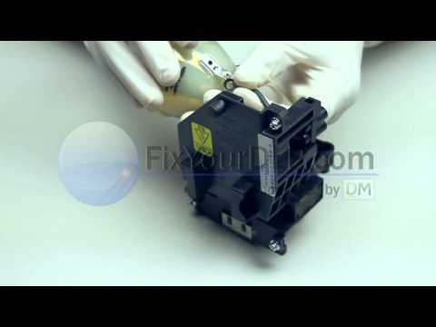 Sony LMP-H160 Projector Lamp Replacement Video Guide