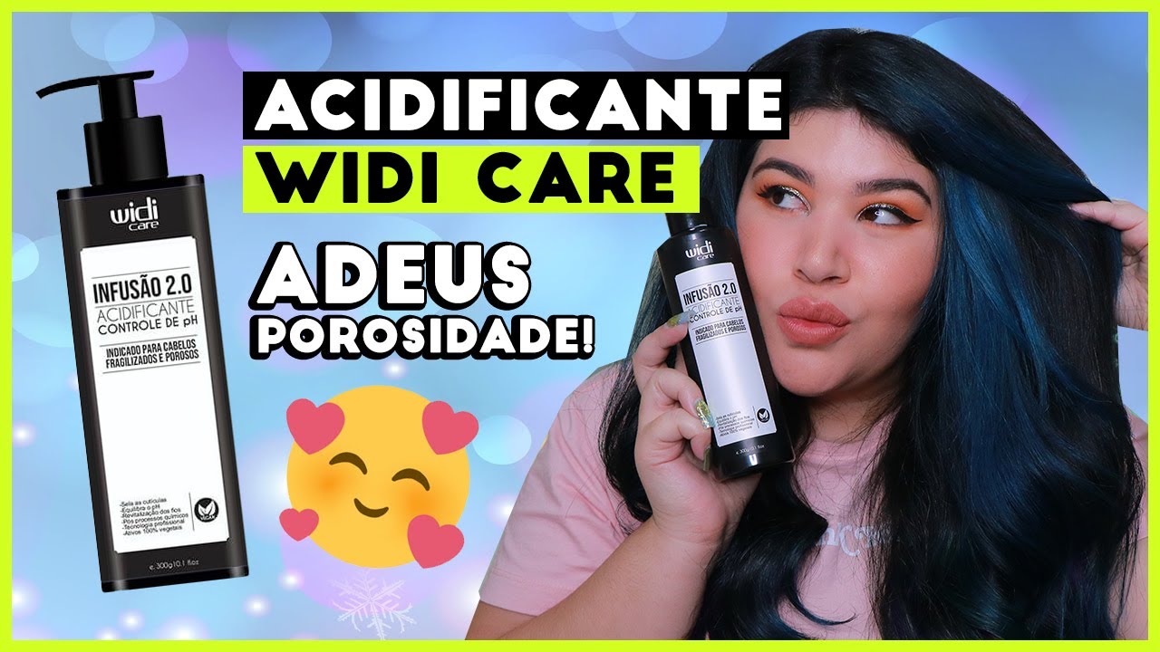 🥰 ACIDIFICANTE INFUSÃO 2.0 WIDI CARE para cabelos POROSOS [No/Low Poo/Vegano]