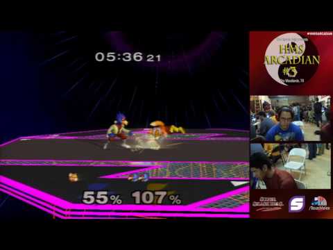 HMSArc3 Pools: Mega (Fox) vs hestoned (Falco)