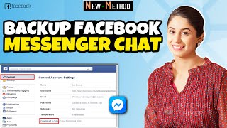 How to backup Facebook messenger chat on PC/Laptop -2024