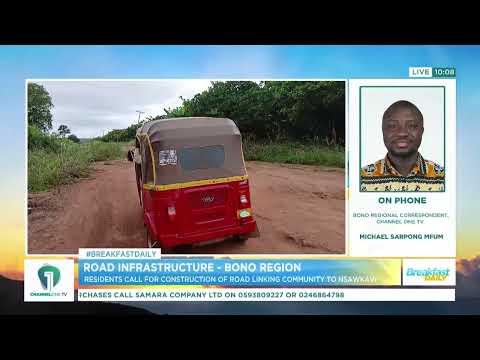 Bono Region Residents Appeal for Road Linking Community to Nsawkaw | Channel One TV Community Focus