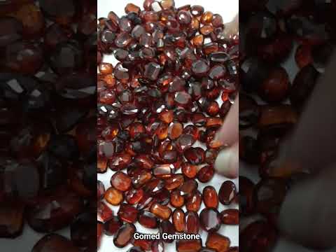 Gomed Gemstone, Natural hessonite Garnet stone