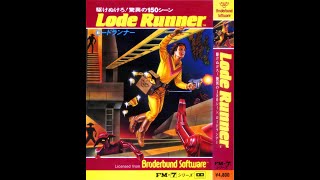 Lode Runner/ロードランナー (Fujitsu Micro-7, 1984, Broderbund Software/Soft Pro/Doug Smith/Sueyuki Sakai)