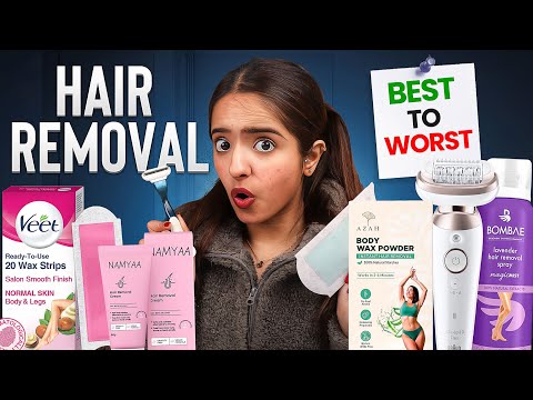 Trying Every Hair Removal Method – Best to Worst Review | Wax, Razor, Cream, Epilator & More