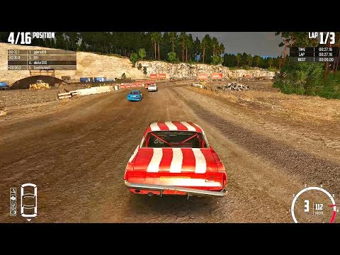 Wreckfest - Career Mode DEMOLIATION Racing Gameplay Part 1 (1080P/60FPS)