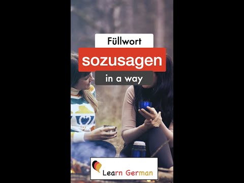 Füllwort „sozusagen“ | Was sind Füllwörter? | #AprilSpecial | Learn German | #B2 | #C1 | #shorts