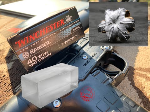 .40S\u0026W (10x22mm), 180gr JHP, Winchester T-Series (RA40T) Review