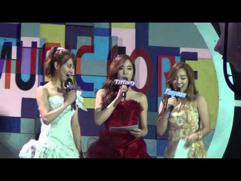 [HD] SNSD TaeTiSeo - MC Talk @ Music Core
