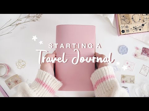 🎐 starting a travel journal ft. notebook therapy