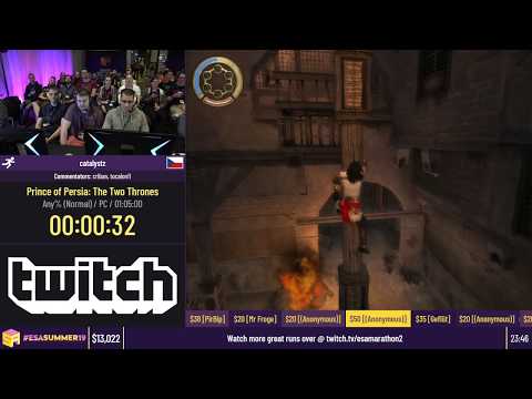 Prince of Persia: The Two Thrones [Any% (Normal)] by catalystz - #ESASummer19