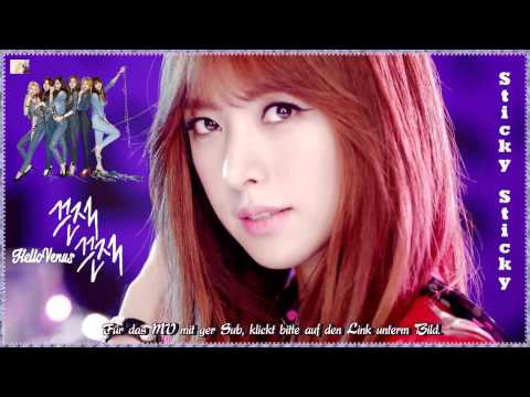 Hello Venus (헬로비너스) - Sticky Sticky (끈적끈적) k-pop [german Sub]
