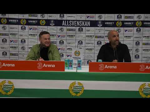 Presskonferens Hammarby IF - Östers IF 20250831