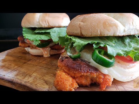 Spicy Buffalo Chicken Sandwich on the Blackstone Griddle