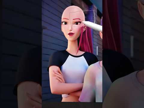 Mira as a Demon 💜#kpopdemonhunters #huntrix #rumi #zoey #drawing #digitalart #shorts