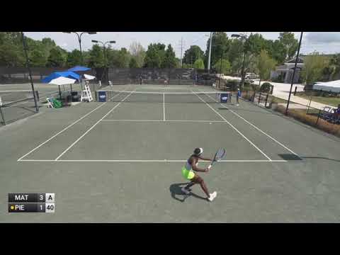 Maria Mateas v Kariann Pierre-Louis - W100 CHARLESTON (match incomplete)