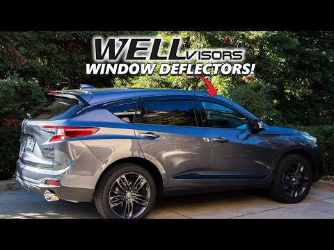 WellVisors Window Deflectors Install! (Acura RDX A-Spec 2019-2023)