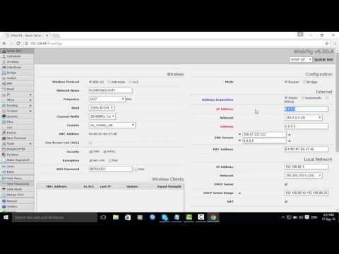 Static IP Configuration Mikrotik RB951( 104-Bun Darith )