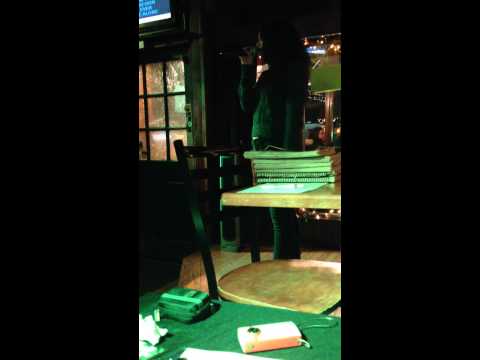 Volunteer and X Factor Khaya Cohen performs at NYC YPC Event Charityoke