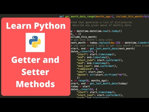 Python Getter And Setter Methods Encapsulation Basics Python Programming For Beginners