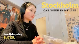 One week in my life | Work, Swedish Spring, Workout