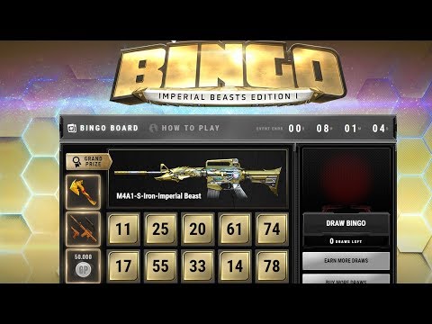 CF WEST: Bingo 2019 [Imperial Beast Edition]