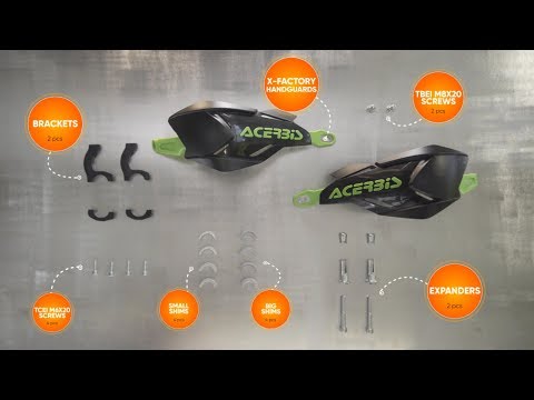 Acerbis X Factory Hand Guards Black Orange 5