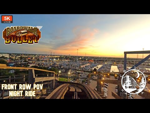 Front row point of view footage of Boardwalk Bullet