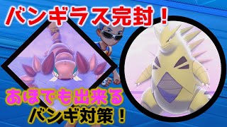 【ポケモン剣盾】あほでも出来る超簡単バンギラス対策！完封のドラピオン！【対戦】
